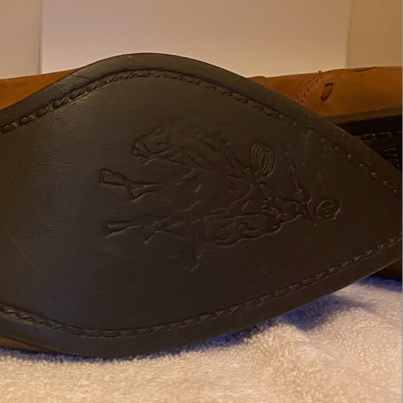 Brown Suede Leather " Rodeo"  Bootie. - Picture 6 of 7